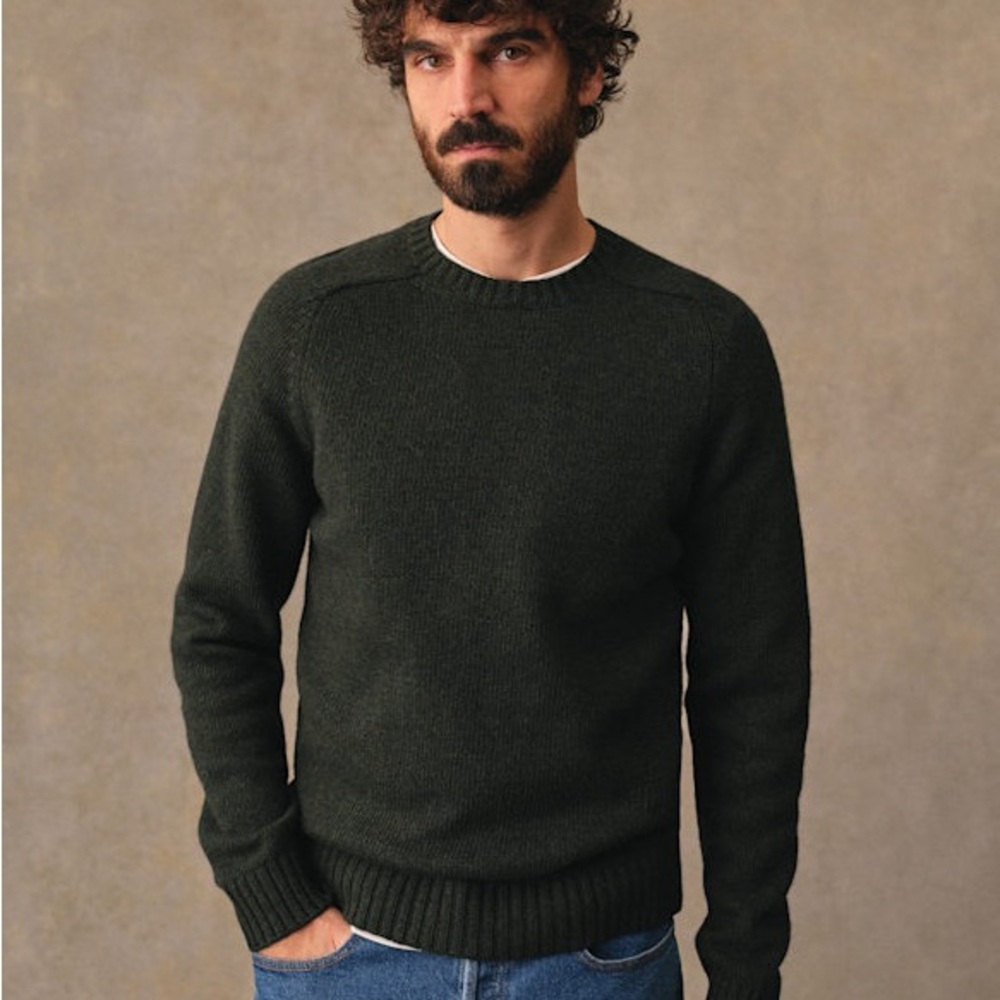 Octobre NEW Men's Dark Green Sweater